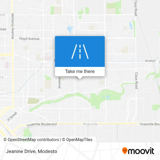 Jeanine Drive map