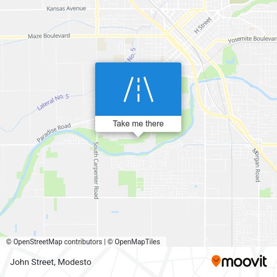 Mapa de John Street