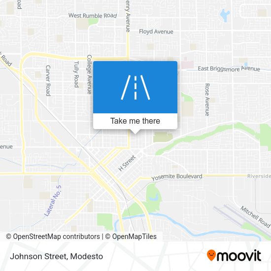 Mapa de Johnson Street