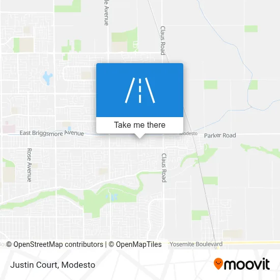 Justin Court map