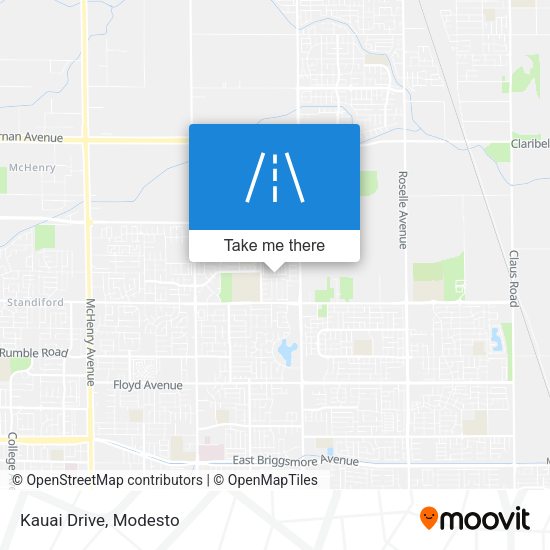 Mapa de Kauai Drive