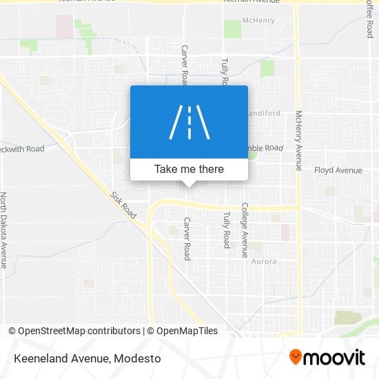 Keeneland Avenue map