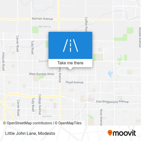 Mapa de Little John Lane