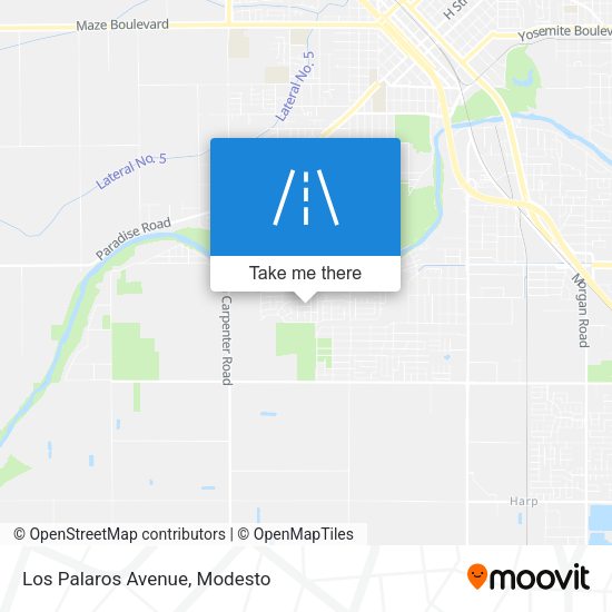 Los Palaros Avenue map