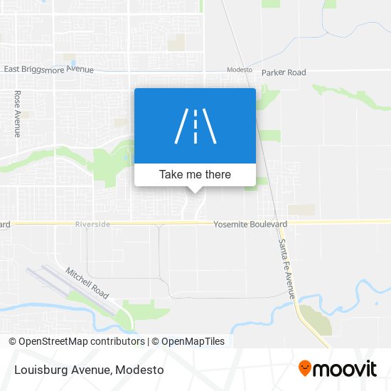 Louisburg Avenue map