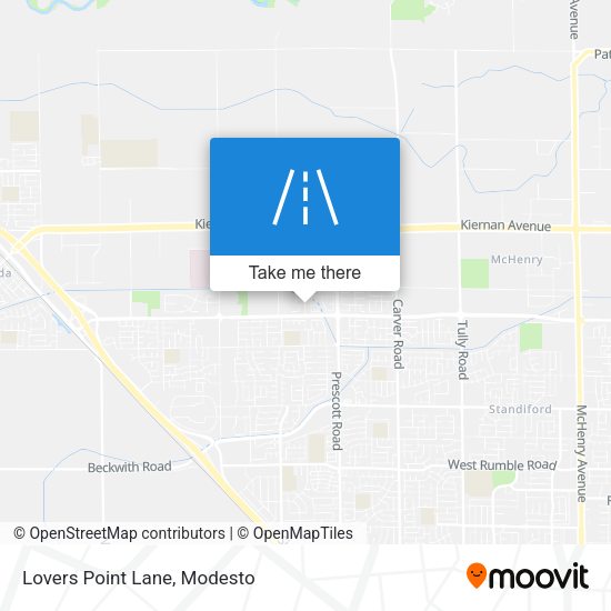 Mapa de Lovers Point Lane