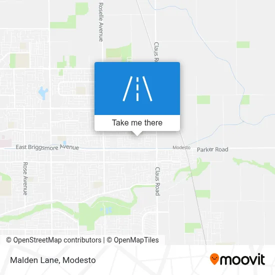 Malden Lane map