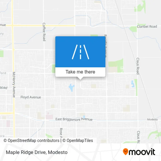 Maple Ridge Drive map