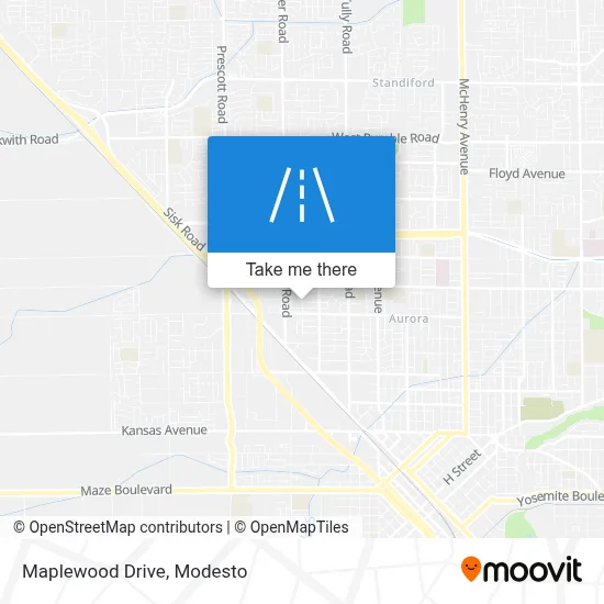Maplewood Drive map