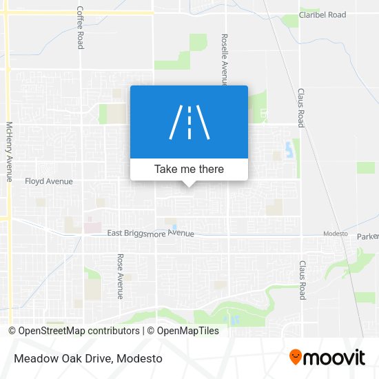 Meadow Oak Drive map