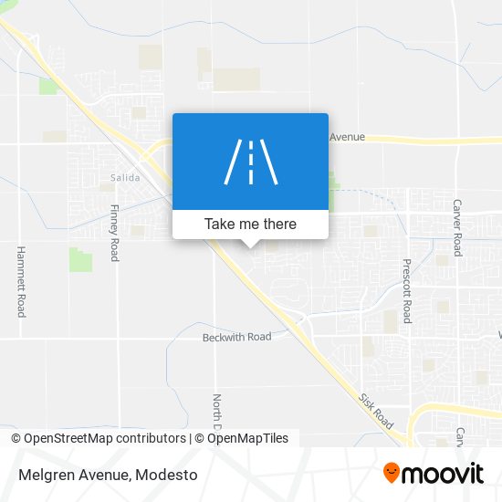 Melgren Avenue map