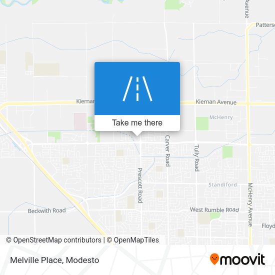 Mapa de Melville Place