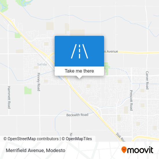 Merrifield Avenue map