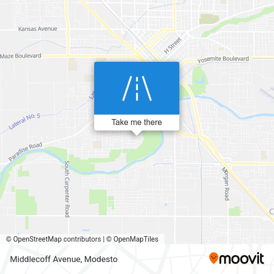 Middlecoff Avenue map