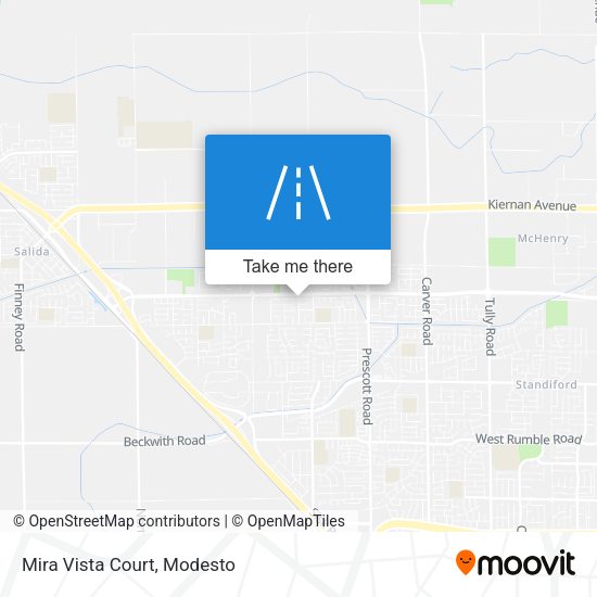 Mapa de Mira Vista Court