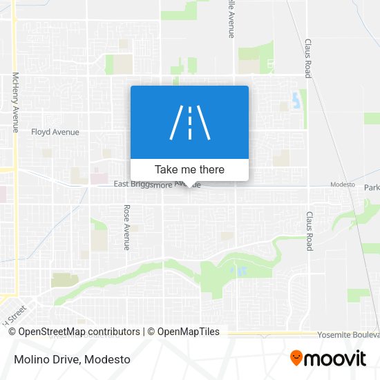 Mapa de Molino Drive