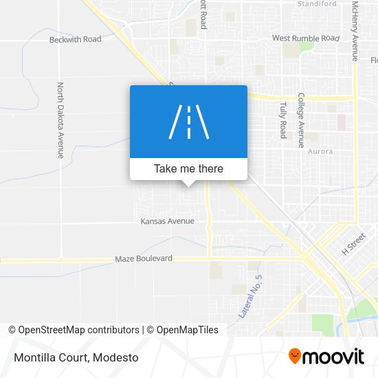 Mapa de Montilla Court