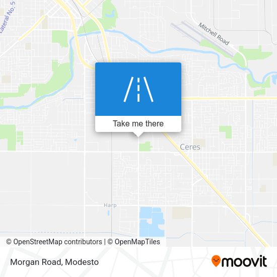 Mapa de Morgan Road