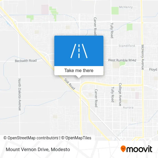 Mount Vernon Drive map