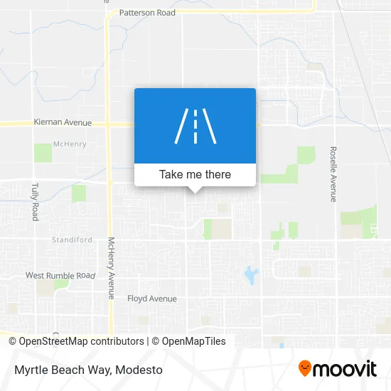 Myrtle Beach Way map