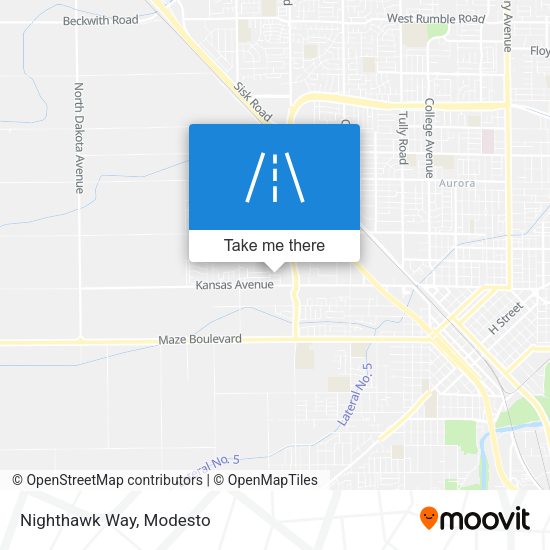 Mapa de Nighthawk Way