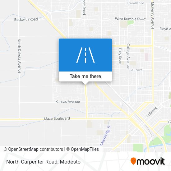 Mapa de North Carpenter Road