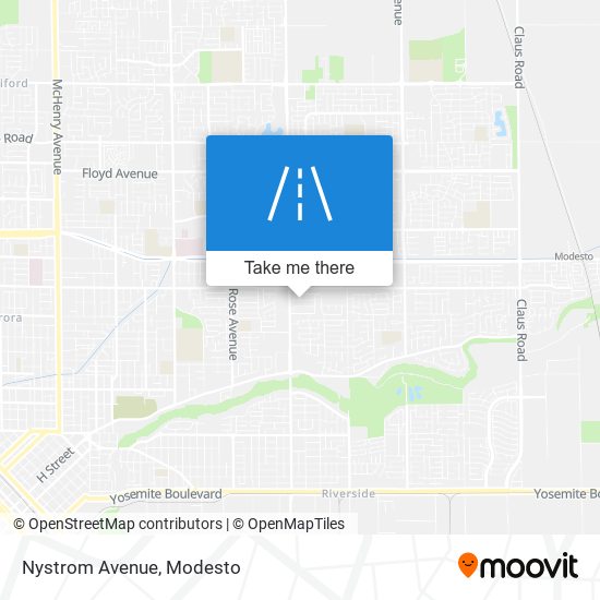 Nystrom Avenue map