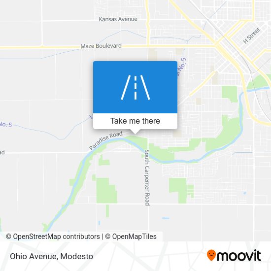 Mapa de Ohio Avenue