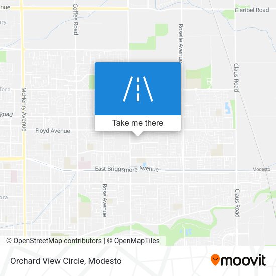 Mapa de Orchard View Circle
