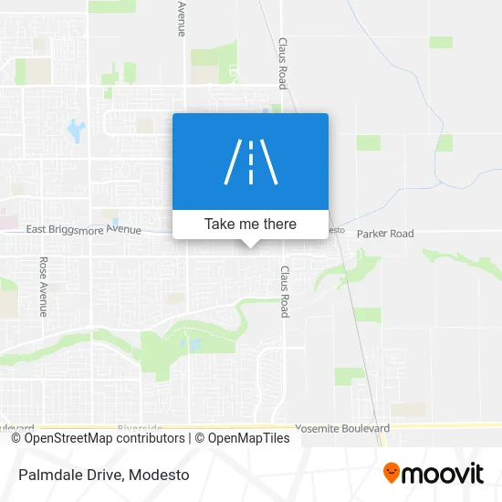Palmdale Drive map