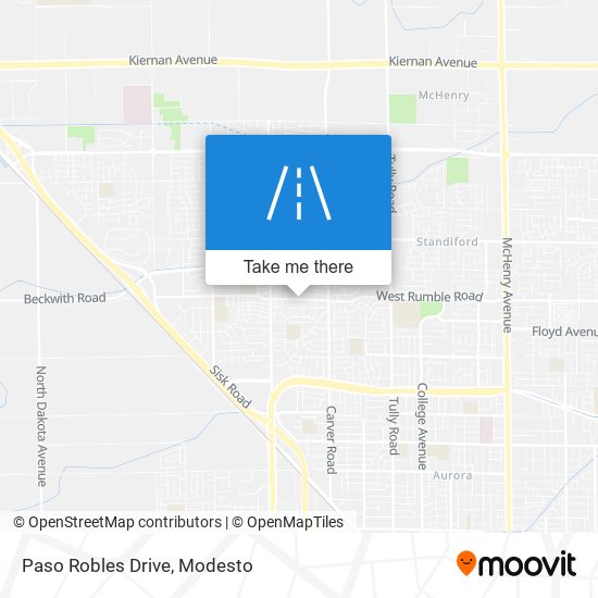 Mapa de Paso Robles Drive