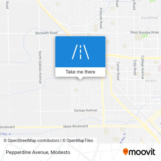 Pepperdine Avenue map