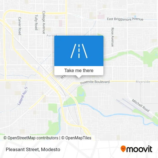 Pleasant Street map