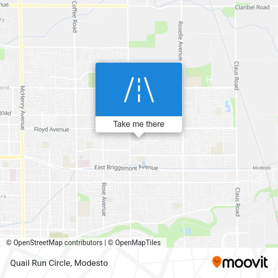 Quail Run Circle map