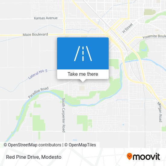 Red Pine Drive map