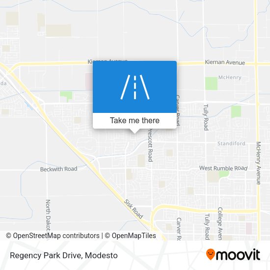 Regency Park Drive map