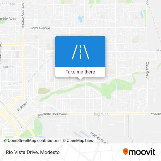 Rio Vista Drive map