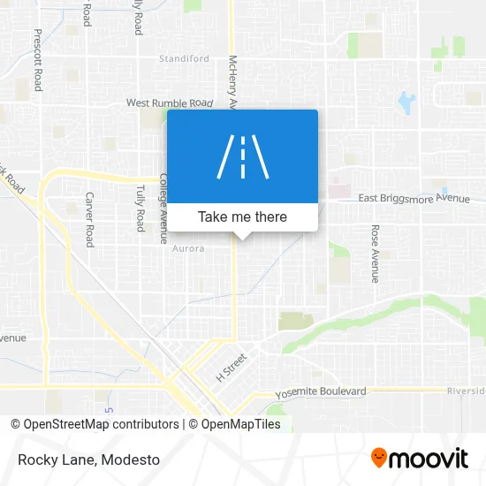 Rocky Lane map