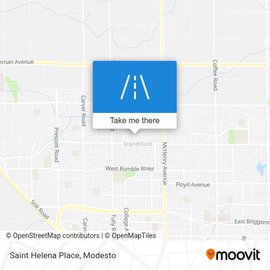 Saint Helena Place map