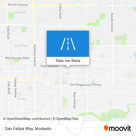 San Felipe Way map