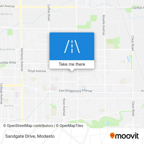 Sandgate Drive map