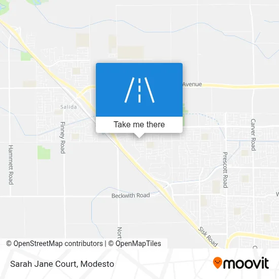 Sarah Jane Court map