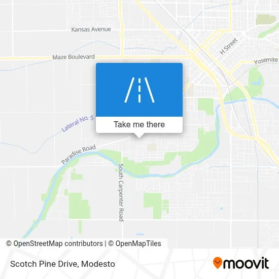 Scotch Pine Drive map