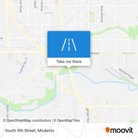 Mapa de South 9th Street