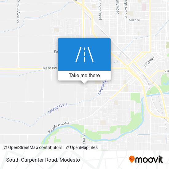 South Carpenter Road map