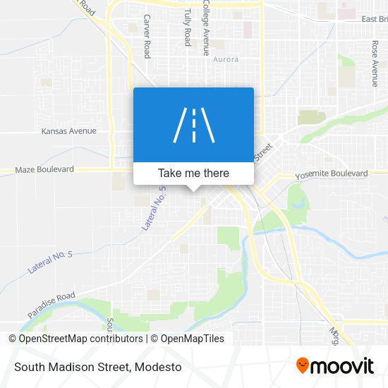 Mapa de South Madison Street
