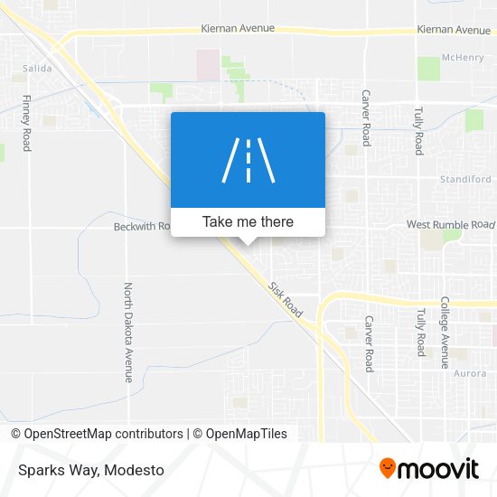 Mapa de Sparks Way