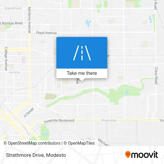 Strathmore Drive map