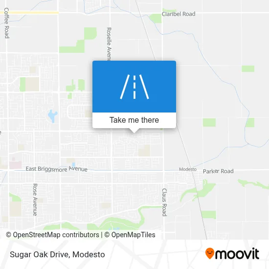 Sugar Oak Drive map