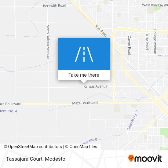 Mapa de Tassajara Court